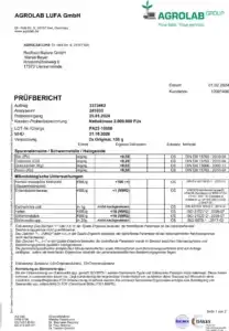 Labor Analyse Nattokinase Pulver Deutschland