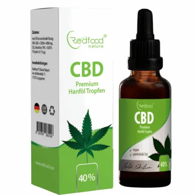 CBD ÖL 40% Vollspektrum Hanf Öl 10ml