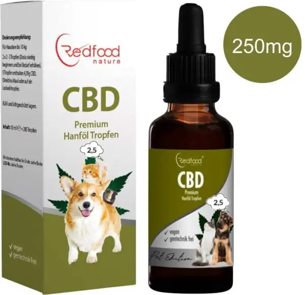 Tiere Cannabisöl Hanföl CBD Vollspektrum Hanf Öl 2,5% 10ml kaufen