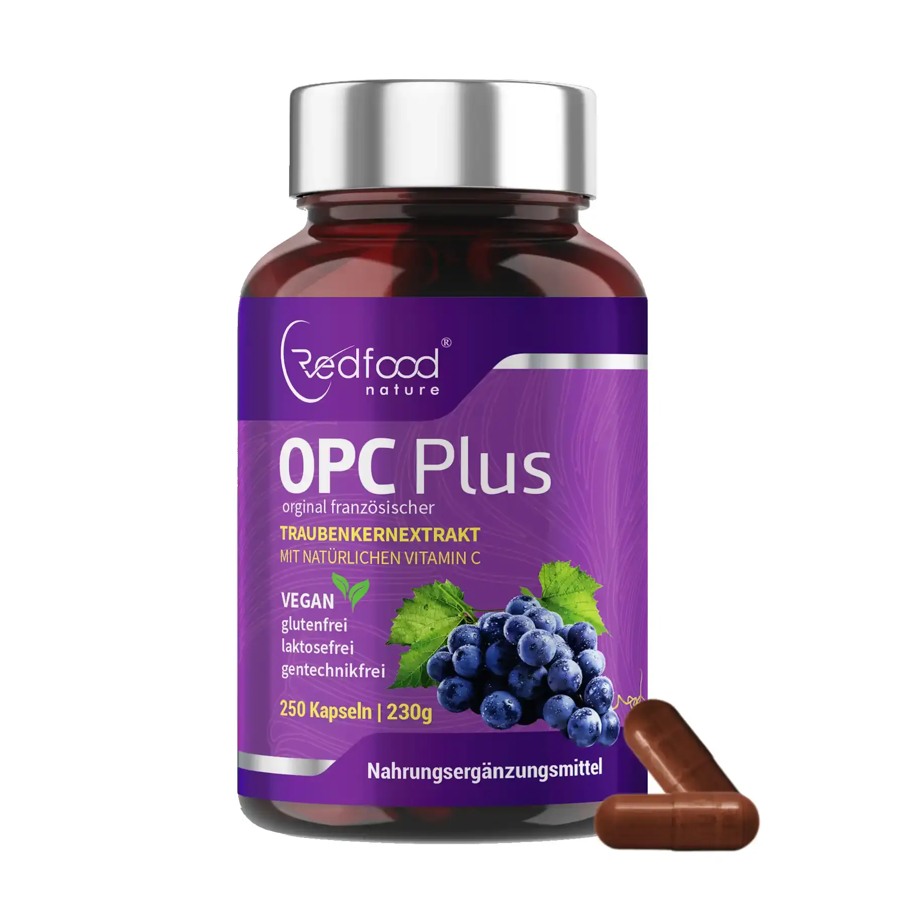 OPC plus Französischer Premium Traubenextrakt VinOseed und Acerola Extrakt