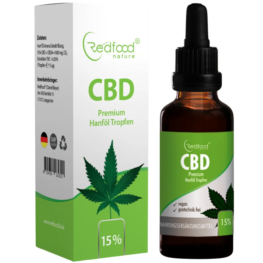 CBD ÖL 15% Vollspektrum Hanf Öl 10ml