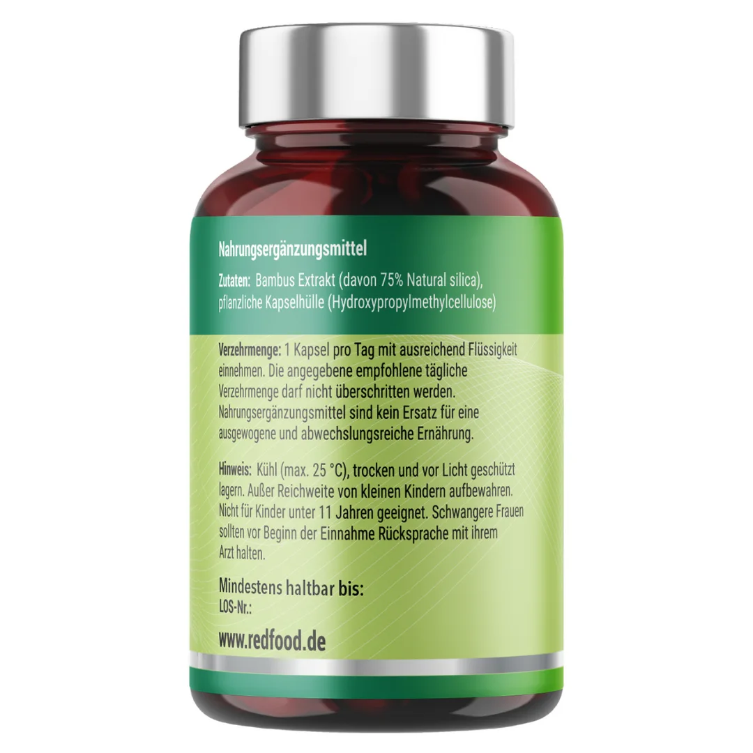 Silizium Kapseln: Bambusextrakt 90 Kapseln